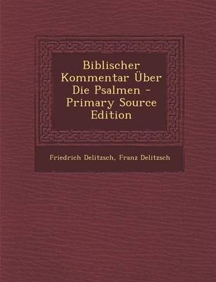 Book cover for Biblischer Kommentar Uber Die Psalmen