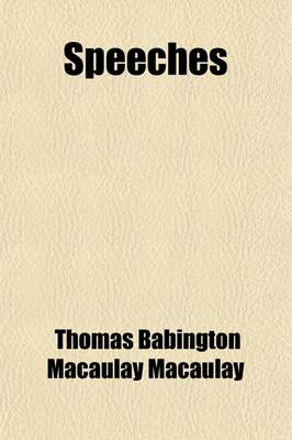 Book cover for Speeches (Volume 2)