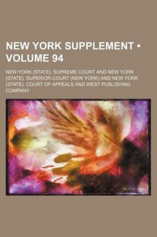 Cover of New York Supplement (Volume 94)