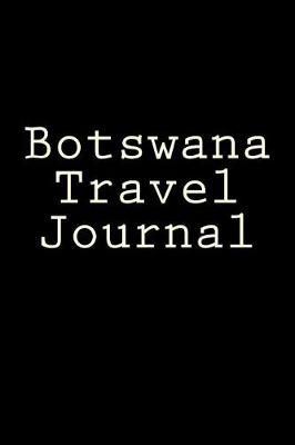 Book cover for Botswana Travel Journal