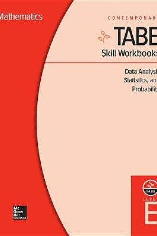 Cover of Tabe Skill Workbooks Level E: Data Analysis, Statistics, and Probability (10 Copies)