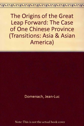 Book cover for The Origins Of The Great Leap Forward