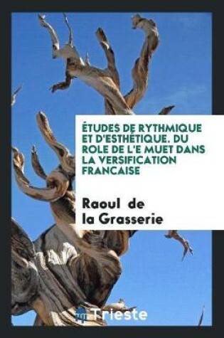 Cover of Etudes de Rythmique Et d'Esthetique. Du Rôle de l'e Muet Dans La Versification Française