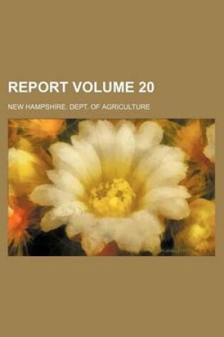 Cover of Report Volume 20