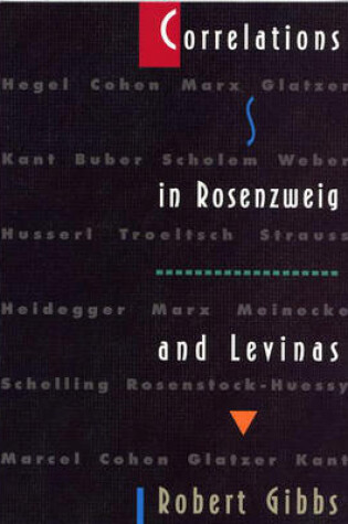 Cover of Correlations in Rosenzweig and Levinas