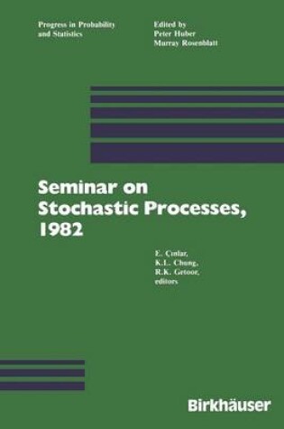 Cover of Seminar on Stochastic Processes, 1982