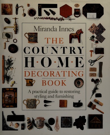 Book cover for Country Home Decorating Book