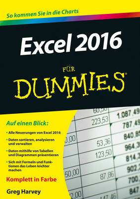 Book cover for Excel 2016 für Dummies