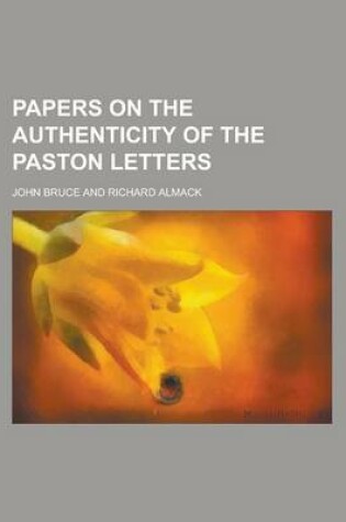 Cover of Papers on the Authenticity of the Paston Letters