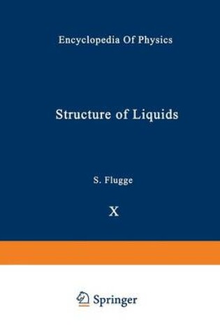 Cover of Structure of Liquids / Struktur der Flüssigkeiten