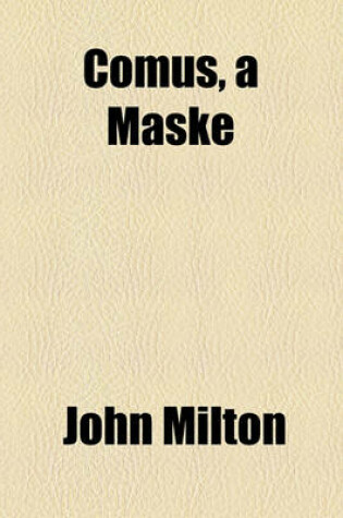 Cover of Comus, a Maske