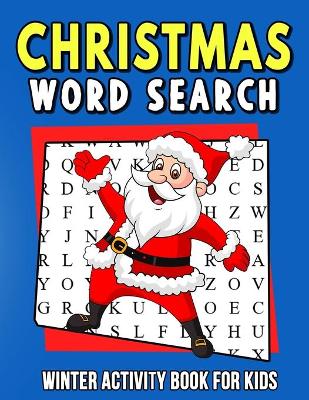 Book cover for Christmas Word Search Winter Activity Book for Kids
