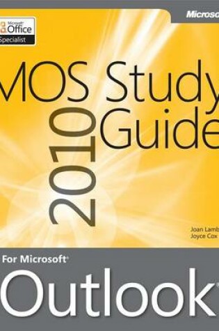 Cover of Mos 2010 Study Guide for Microsoft Outlook