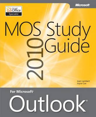 Book cover for Mos 2010 Study Guide for Microsoft Outlook