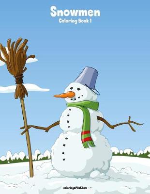 Cover of Snowmen Coloring Book 1