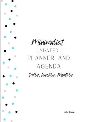 Cover of Minimalist 12-Month Undated Planner and Agenda