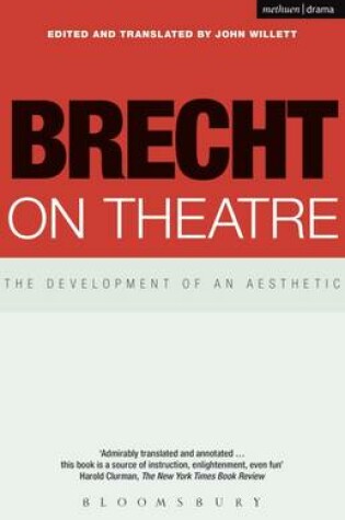 Cover of Brecht On Theatre