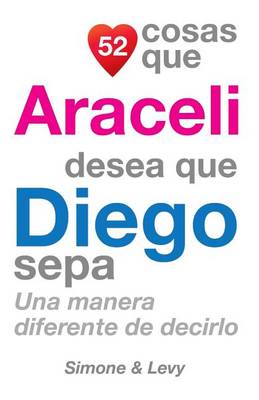 Cover of 52 Cosas Que Araceli Desea Que Diego Sepa