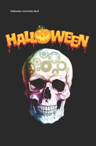 Cover of halloween mechanic skull
