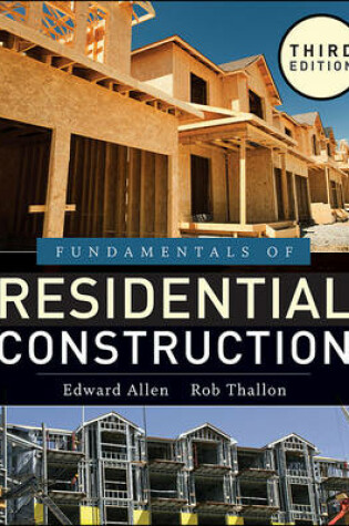 Cover of Fundamentals of Residential Construction, Third  Edition