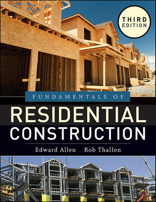 Cover of Fundamentals of Residential Construction, Third  Edition