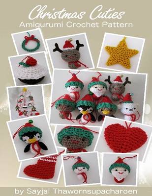 Book cover for Christmas Cuties Amigurumi Crochet Pattern