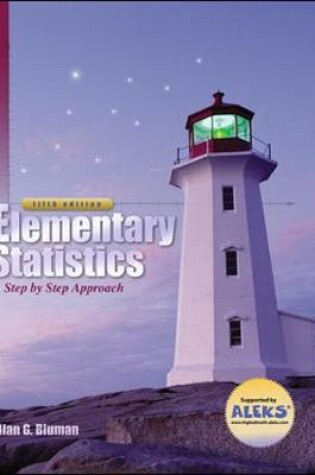 Cover of Elementary Statistics: A Step By Step Approach with MathZone and Smart CD