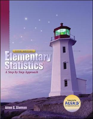 Book cover for Elementary Statistics: A Step By Step Approach with MathZone and Smart CD