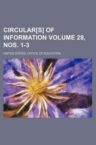 Cover of Circular[s] of Information Volume 28, Nos. 1-3