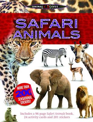 Book cover for Safari Animals Sticker Activity Book