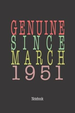 Cover of Genuine Since March 1951