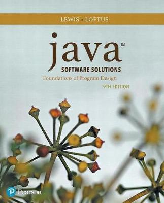 Book cover for Java Software Solutions Plus Mylab Programming with Pearson Etext -- Access Card Package