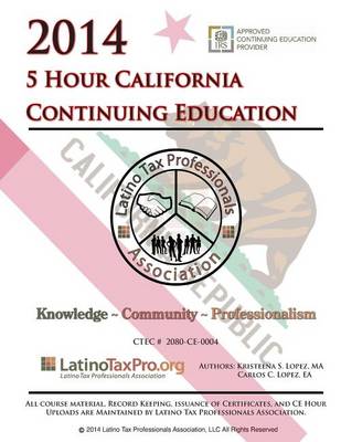 Book cover for 2014 5 Hour California Continuing Education