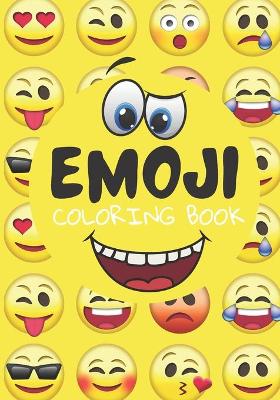 Book cover for Emoji Coloring Book