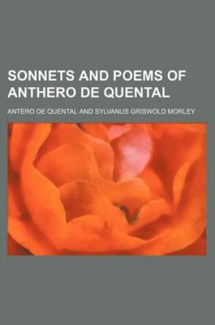 Cover of Sonnets and Poems of Anthero de Quental