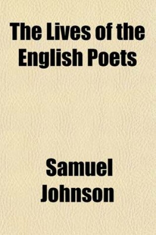 Cover of The Lives of the English Poets (Volume 1)