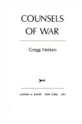 Cover of Counsels of War