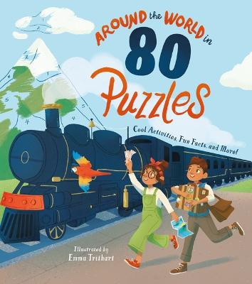 Book cover for Around the World in 80 Puzzles