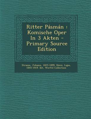 Book cover for Ritter Pasman