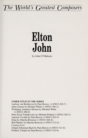 Cover of Elton John