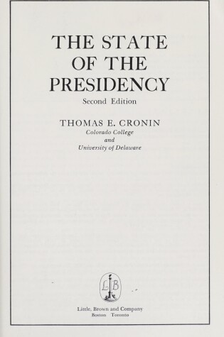 Cover of State of the Presidency