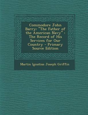 Book cover for Commodore John Barry