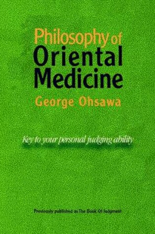 Cover of Philosophy of Oriental Medicine