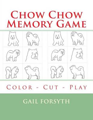 Book cover for Chow Chow Memory Game