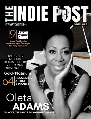 Book cover for THE INDIE POST OLETA ADAMS November 10, 2022 Vol 3