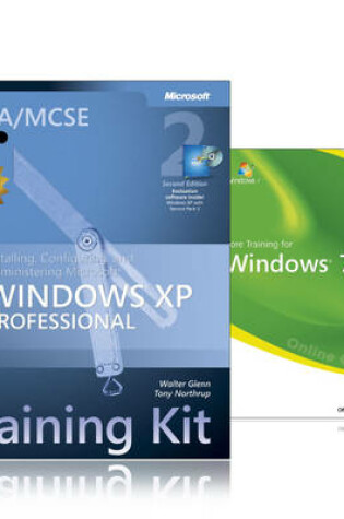 Cover of MCSA/MCSE Installing, Configuring, & Administering Windows XP Professional (70-270) Training Kit Book and Online Course Bundle