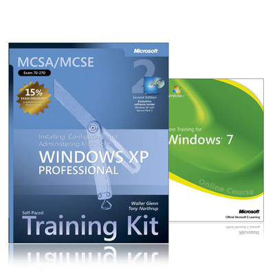 Book cover for MCSA/MCSE Installing, Configuring, & Administering Windows XP Professional (70-270) Training Kit Book and Online Course Bundle