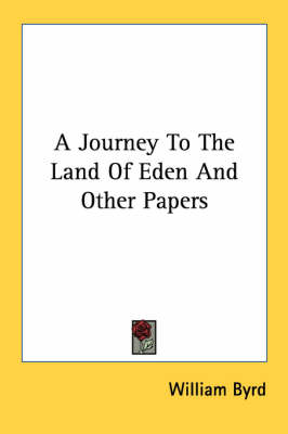 Book cover for A Journey to the Land of Eden and Other Papers