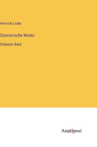 Cover of Dramatische Werke