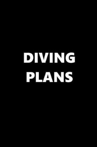 Cover of 2020 Daily Planner Sports Theme Diving Plans Black White 388 Pages